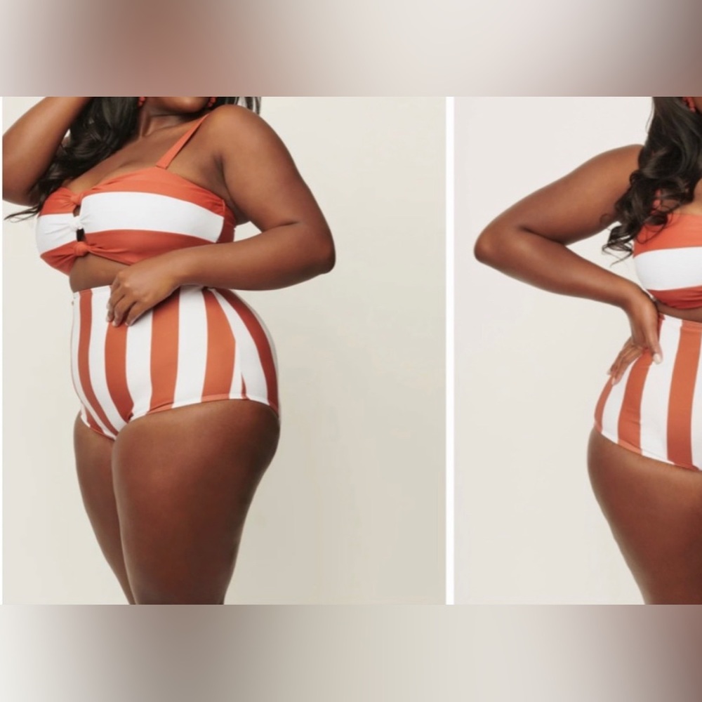 Unique Vintage Retro Swim Bikini Set